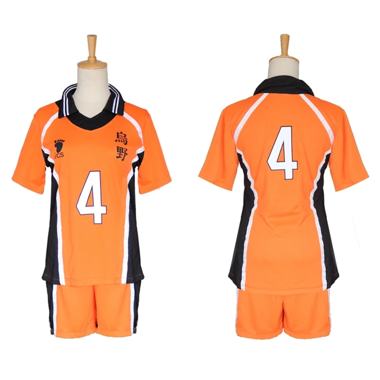 
High Quality Durable Using Various Volleyball Breathable Uniform, Volleyball Boy Anime Cosplay Costume 