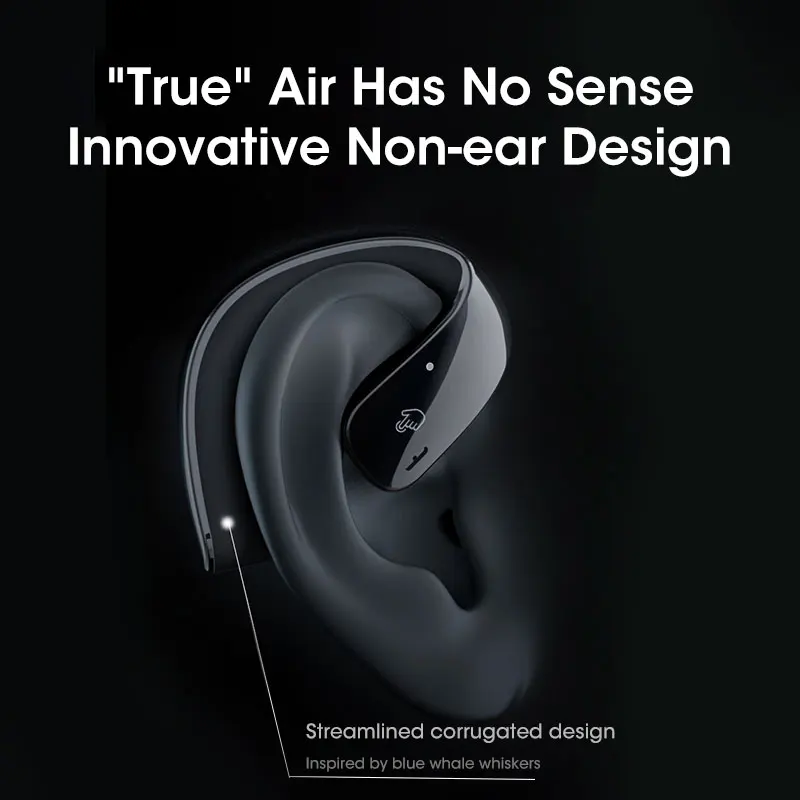Niye new T22 TWS ear clip hanging ear gas conduction Ble headset bone conduction does not enter the ear