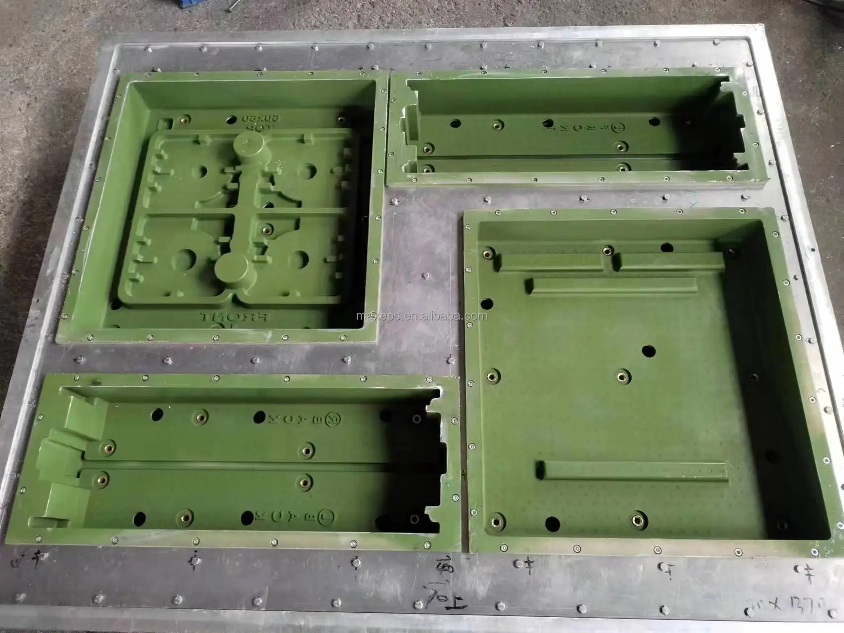 High Quality Aluminum Alloy Molds for EPS Insulated Radiant Floor Heating Base Plate