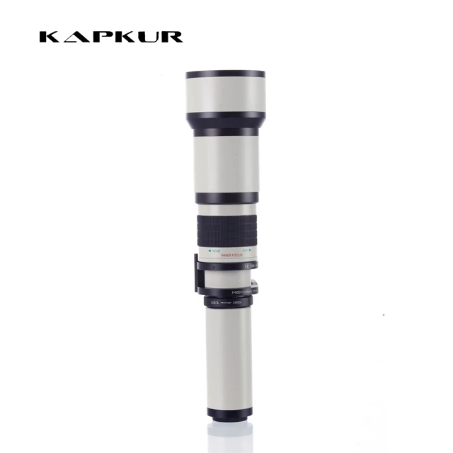 650mm-1300mm f/8 DSLR telephoto lens camera lens for Canon