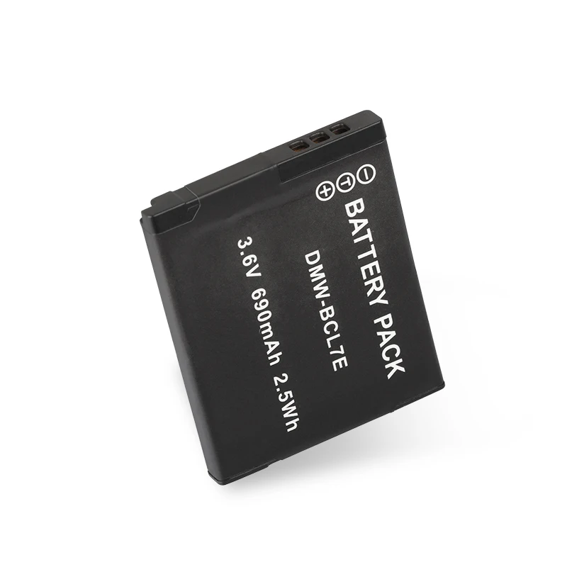 Литий-ионная батарея для DMW-BCL7E совместим с Lumix DMC-FH10 DMC-FS50 DMC-SZ3 3,6 v 690 мА-ч