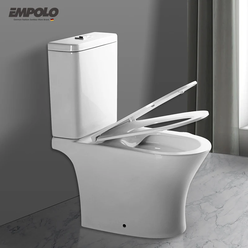 Empolo European Standard Wc Water Saving Ceramic Wholesale bathroom Toilet Sanitary Ware Two Piece Toilet sheets tank