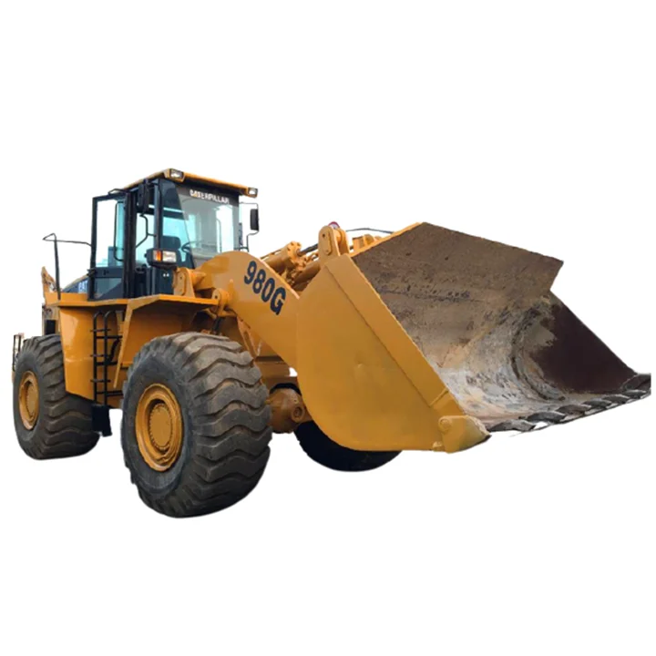 Second Hand CAT 980F wheel loader Japan Original caterpillar tractor 966 980 988 payload FOR SALE