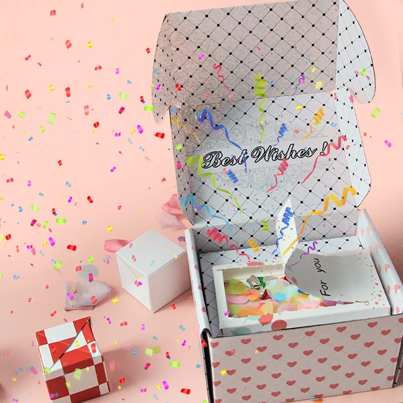 2023 New Arrival Photo Album Card Surprise Gift Box Explosion Bomb Box surprise boxes, Surprise Cards