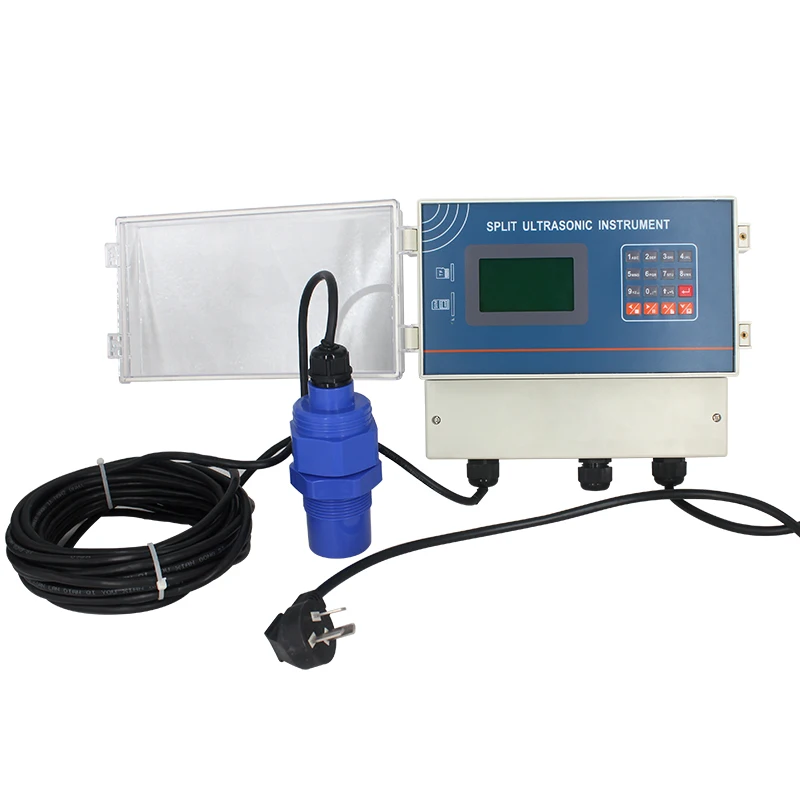 CE RS485 Modbus 4-20 мА 0-5 в дополнительный выход 0-5 м 0.25% FS ультразвуковой датчик уровня жидкости для резервуара, речного бассейна