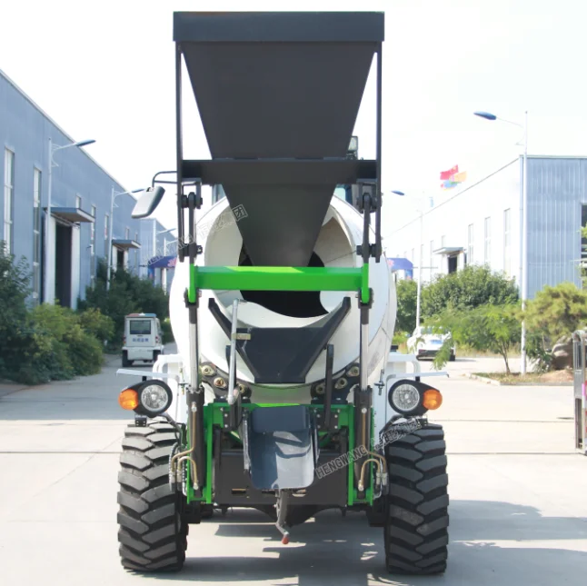 
Automatic feeding Concrete mixer machine self loading concrete mixer truck 