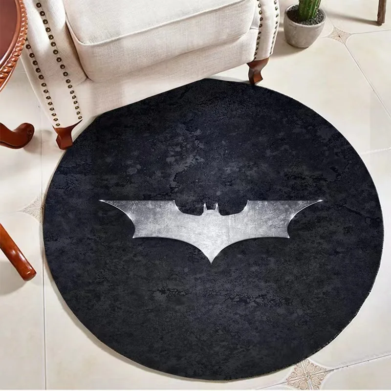 Marvel cartoon floor mat custom circular carpet sofa coffee table floor mat manufacturers direct sales