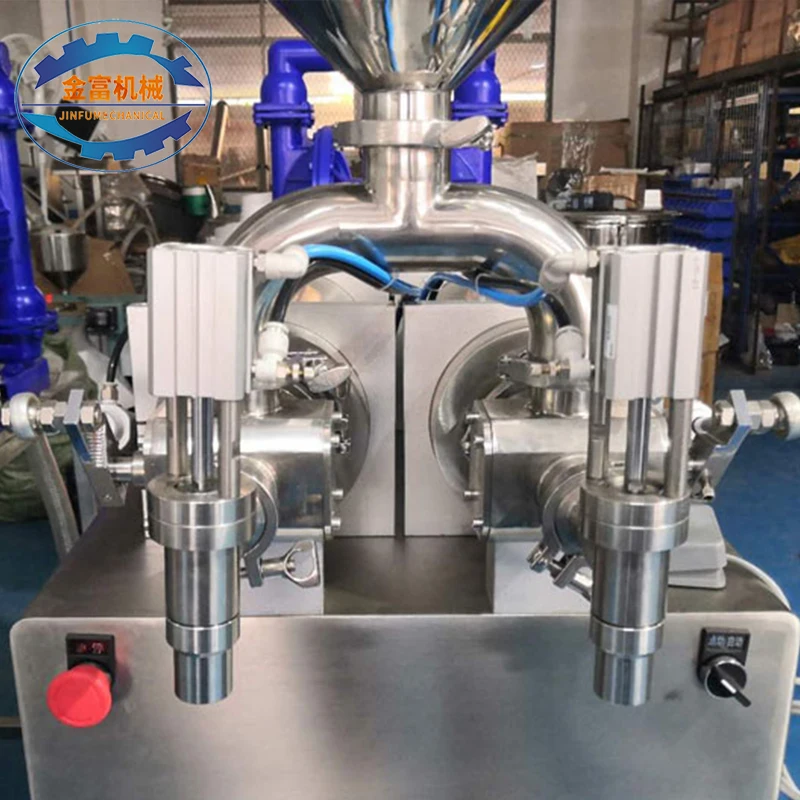 Semi-Automatic Horizontal  Liquid/Paste Piston Filling Manual Shower Gel Shampoo Filling Machine