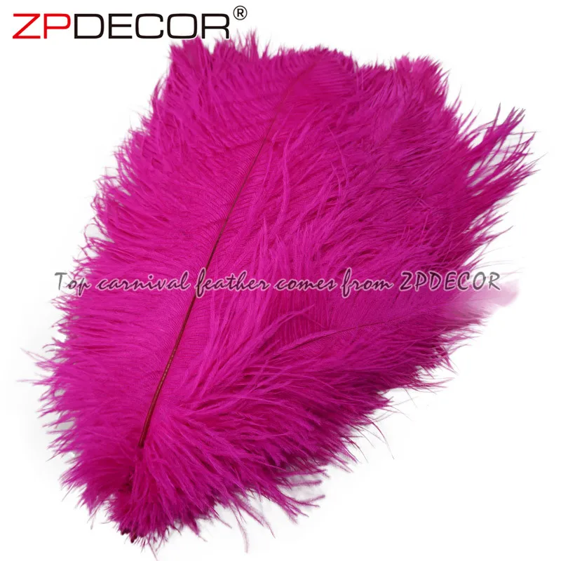 ZPDECOR Wholesale Cheap Size 30-35 cm Mix Colors Ostrich Feathers for DIY Design