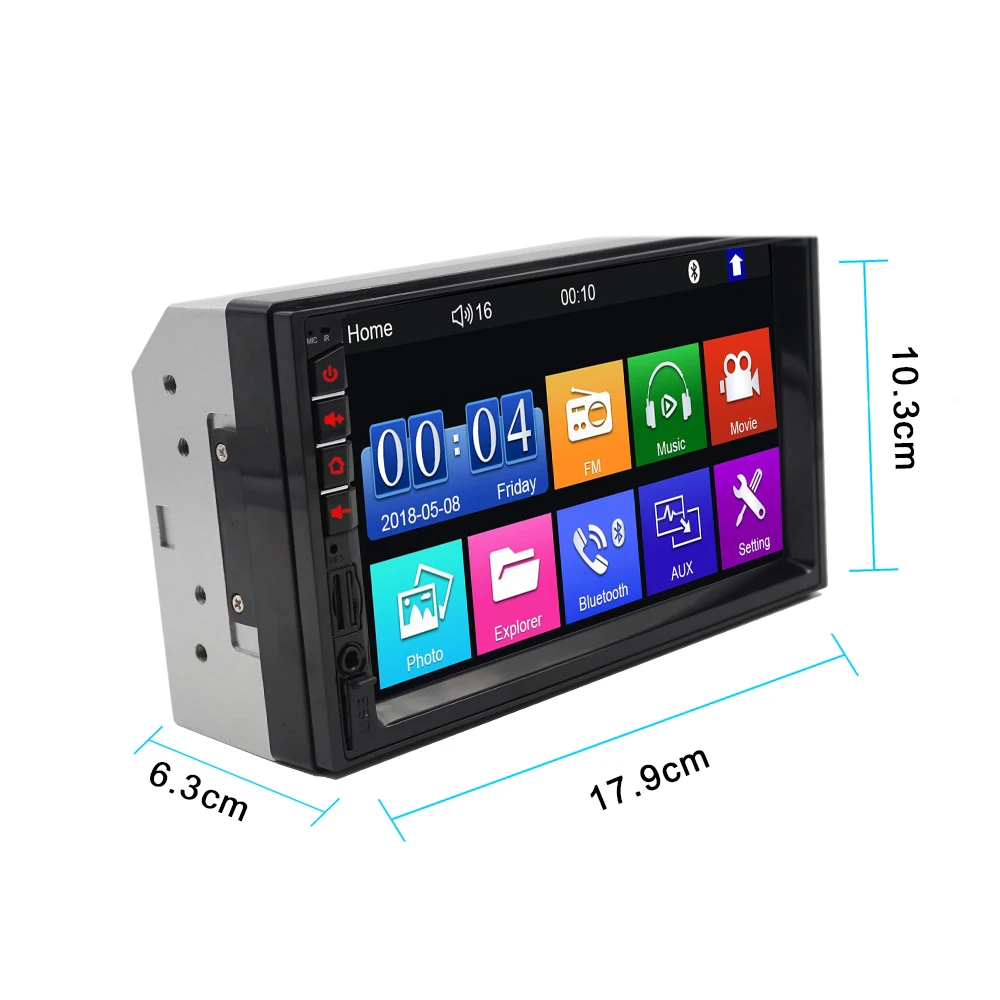 7inch HD full touch screen 2 din car radio MP5 Player