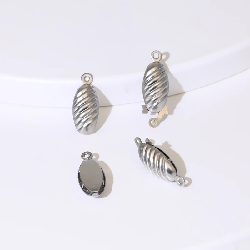 Supply necklace connection buckle accessories women fish shape necklace buckle bracelet making jewelry material