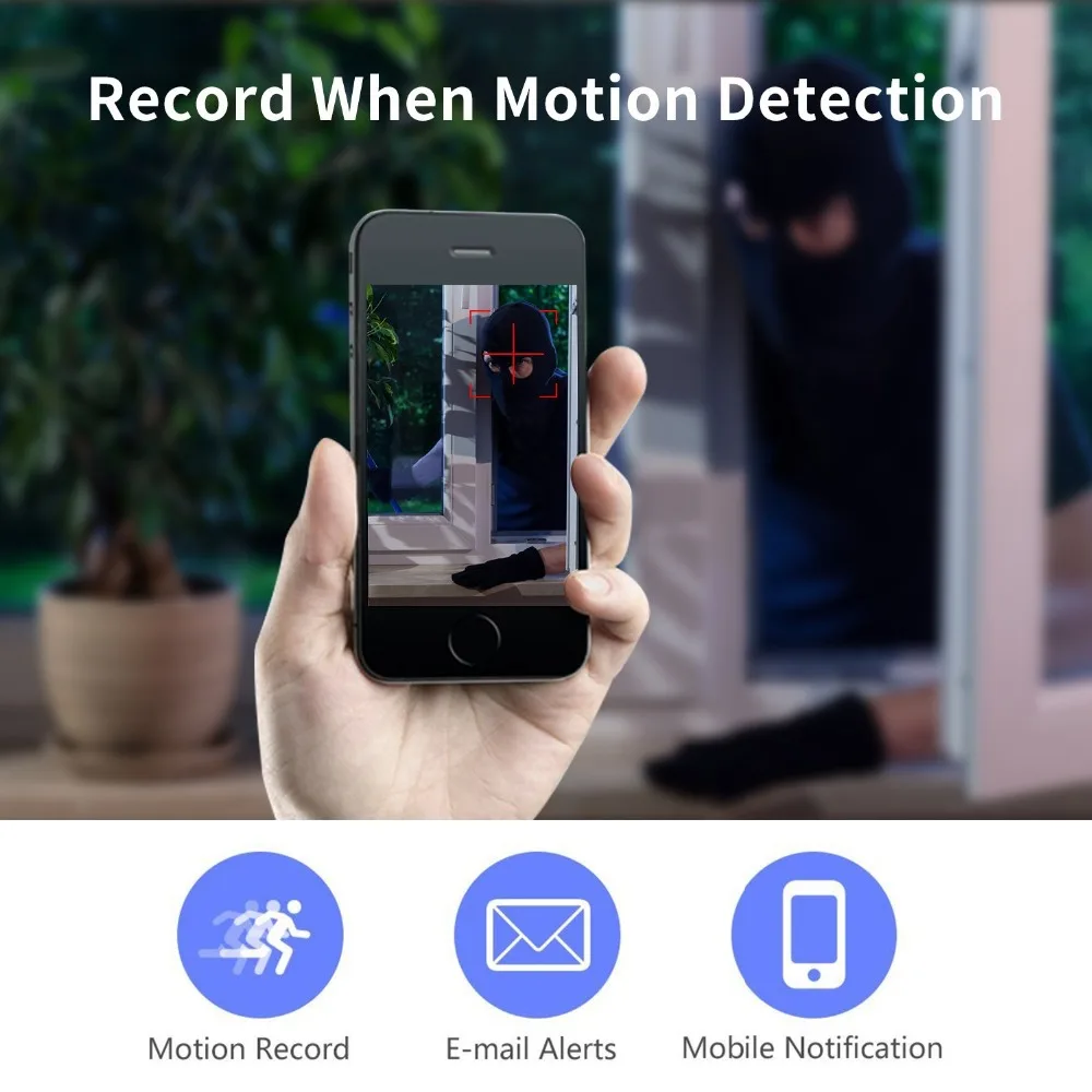  Беспроводная камера видеонаблюдения Loosafe 1080p 4ch домашняя охранная сигнализация с