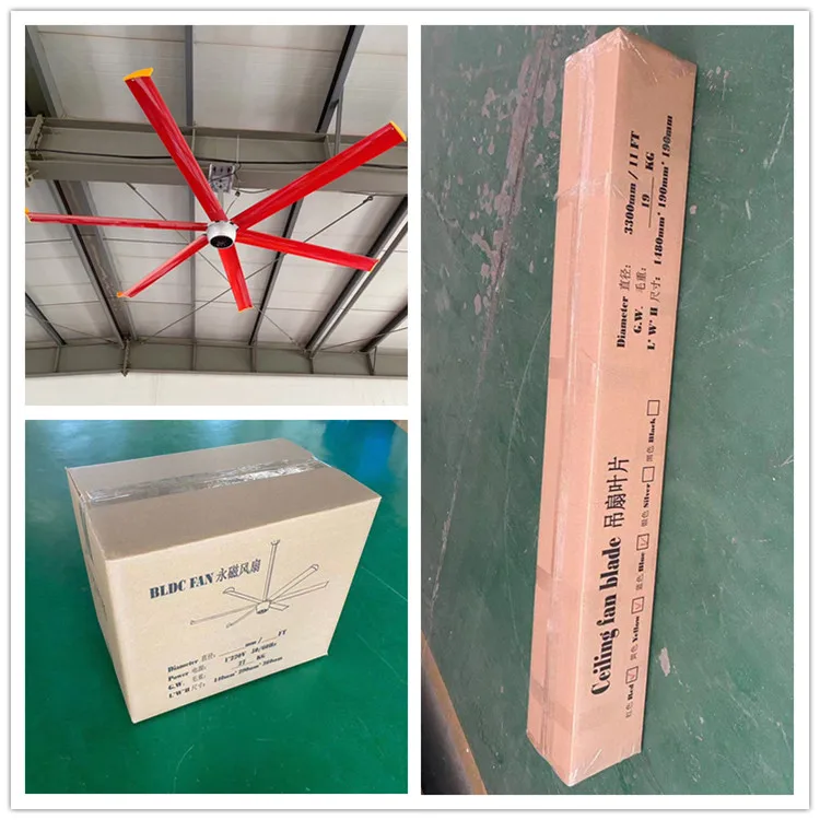 16ft 4.9m PMSM motor big industrial hvls fan