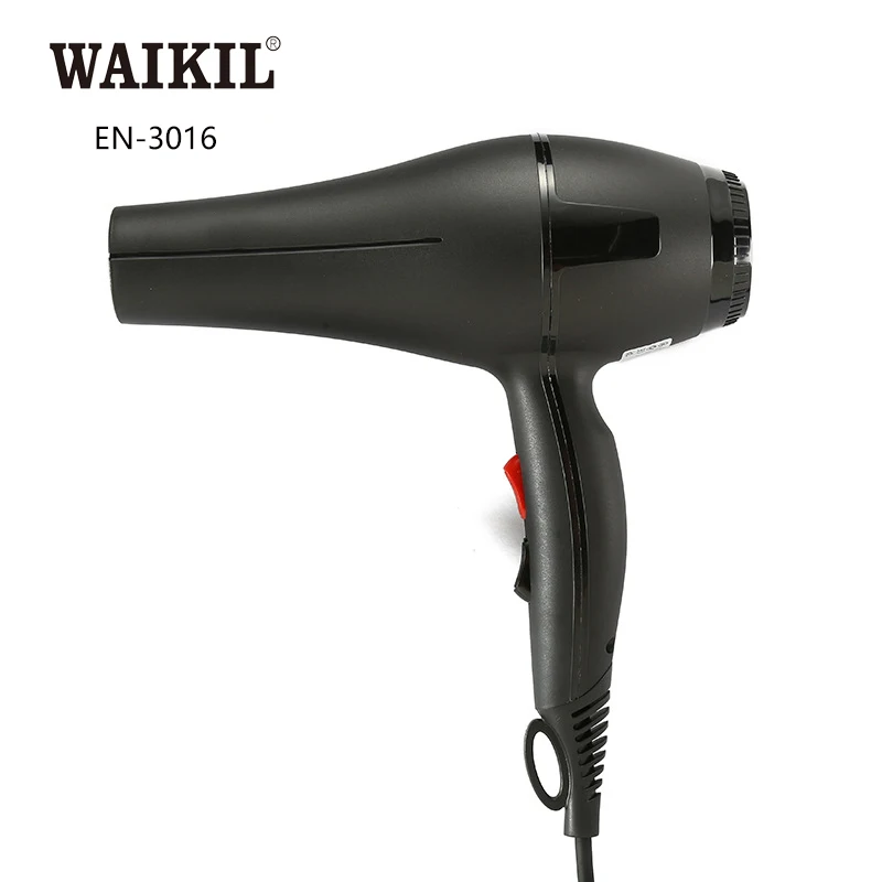 WAIKIL EN-3016 Professional Salon Blow Dryer  Private Label Hair Drier Hot And Cold Wind Electric Hair Salon Dryer Fast Hair