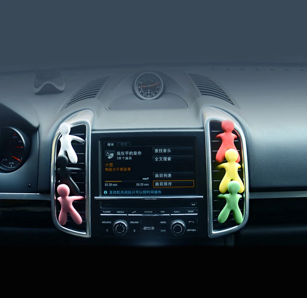 
Car Air Freshener Fragrance Smell Solid Human Styling Perfume Air Outlet Auto Interior Dashboard Decoration Accessories Diffuser 