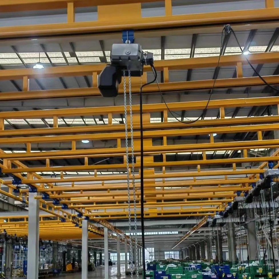 workshop warehouse crane 500 kg 1 ton 2 ton 3 ton overhead  basket crane  price kbk light system kbk flexible crane