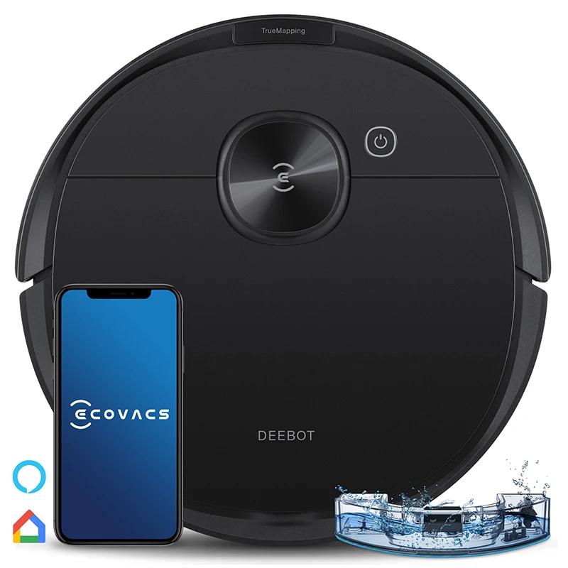 ECOVACS DEEBOT N8 Auto Robot Vacuum Cleaner Intelligent TrueMapping Navigation Robotic Wet And Dry Sweeper Floor Cleaning Robot