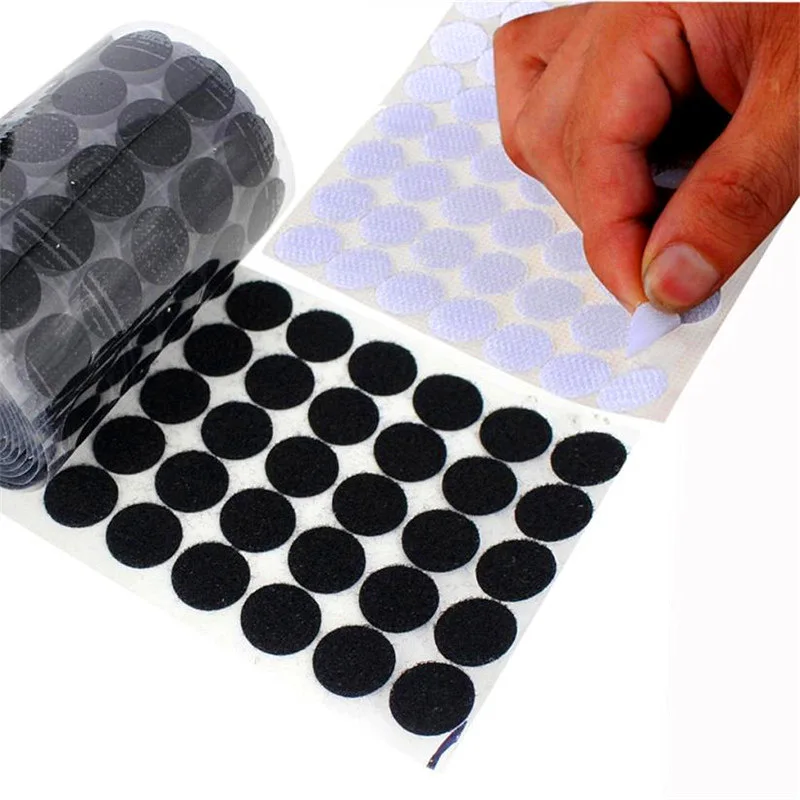 Industrial quality Adhesive strong sticky back adhesive Die-cut Velcroes  hook and loop dots