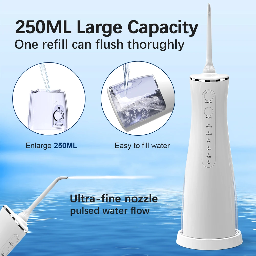 Smart Cordless  Water Flosser Portable Water Oral Care Home Used For Teeth Cleaning Water Jet