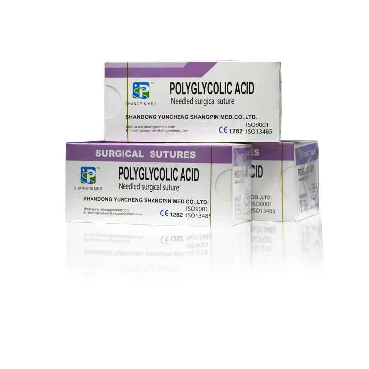 CE ISO Approved manufacturer PGA/PGLA/PDO/Chromic catgut surgical suture