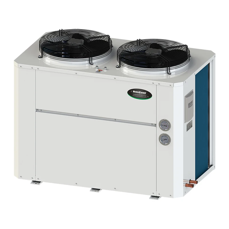 Energy saving cold room box type twin top blowers freezer condensing unit ZB58KQ cope-land compressor 8HP condensing system