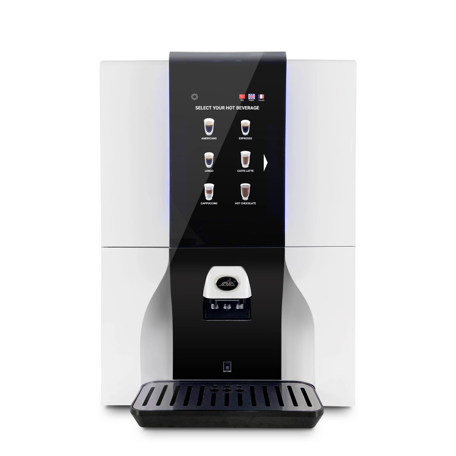 Bank Card IC Cash Operated Auto 10-inch Touchable Screen Distributeur de Cafe coffee vending machine fully automatic