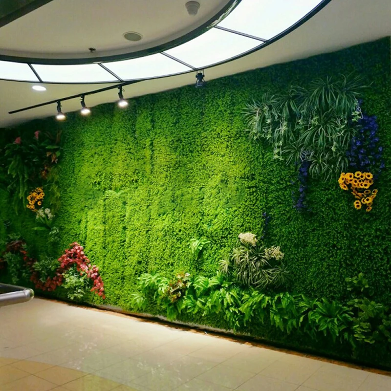 Wholesale price Artificial Plant Wall Green Decorative Panel Green Artificial Wall Plant For Green Outdoor Wall