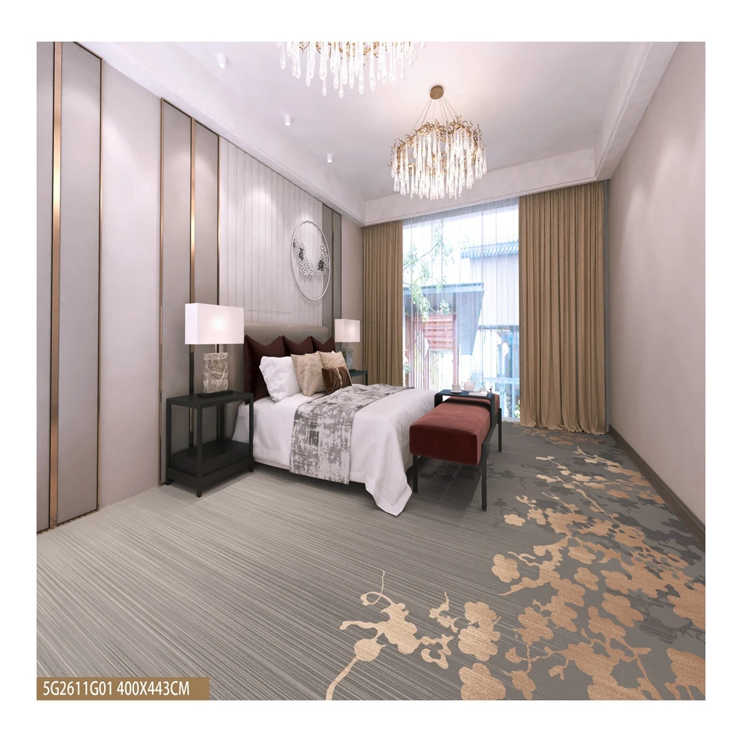 Machine Made Large Area Rugs Needle Punched Carpet Commercial Living Room Carpet