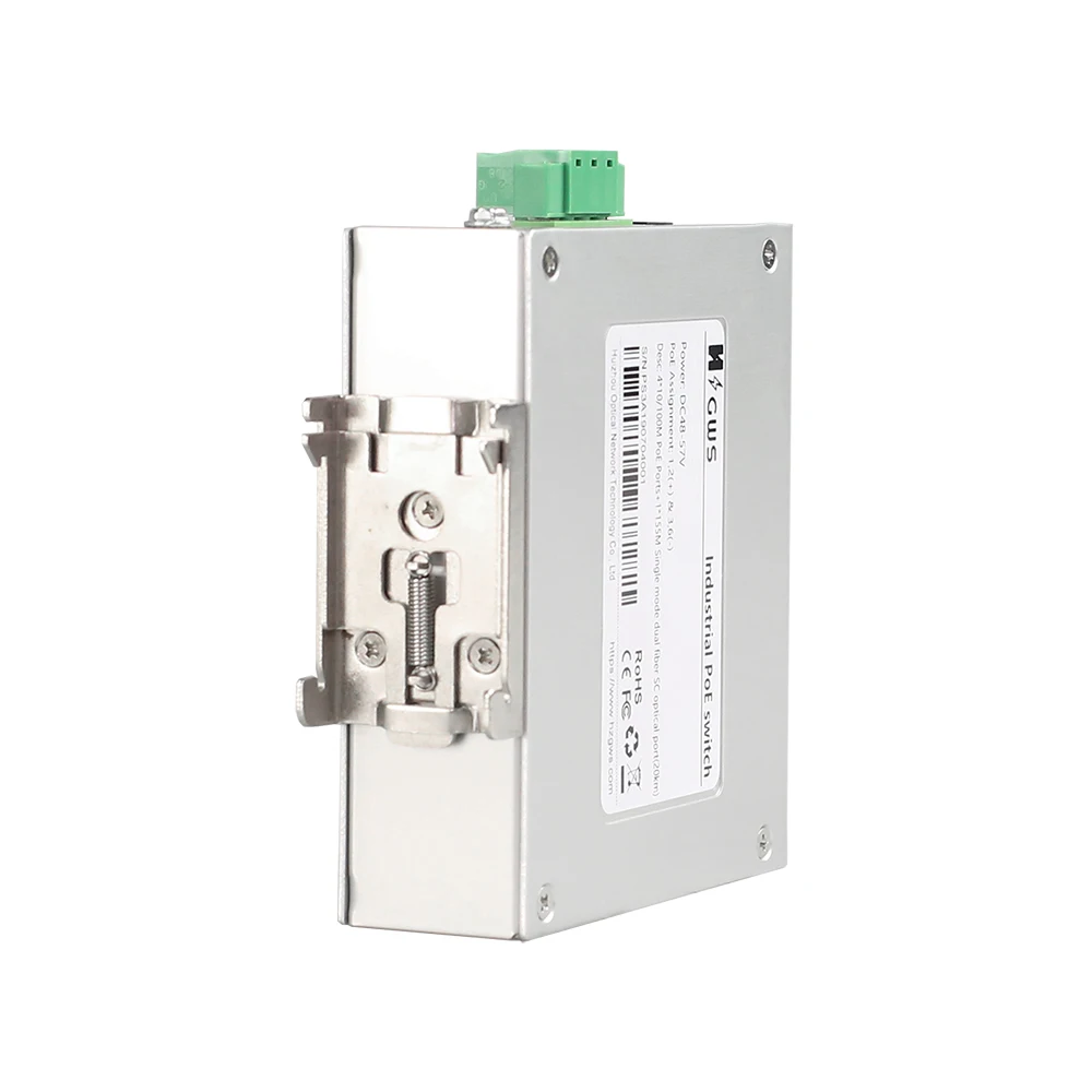 GWS Strength factory 4*10/100M RJ45 ports Industrial Ethernet Switch with 1 SC port Fiber industrial Switch