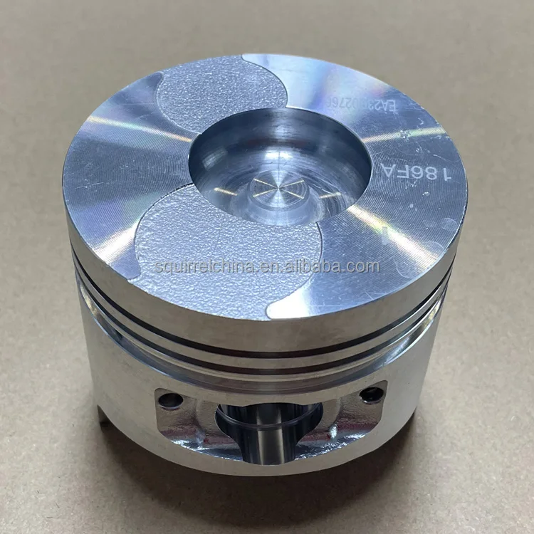 86mm Diesel Engine Piston for Micro Tiller Construction Machinery Parts China Compatible 186FA 186FA+0.25 186FA+0.50 Models