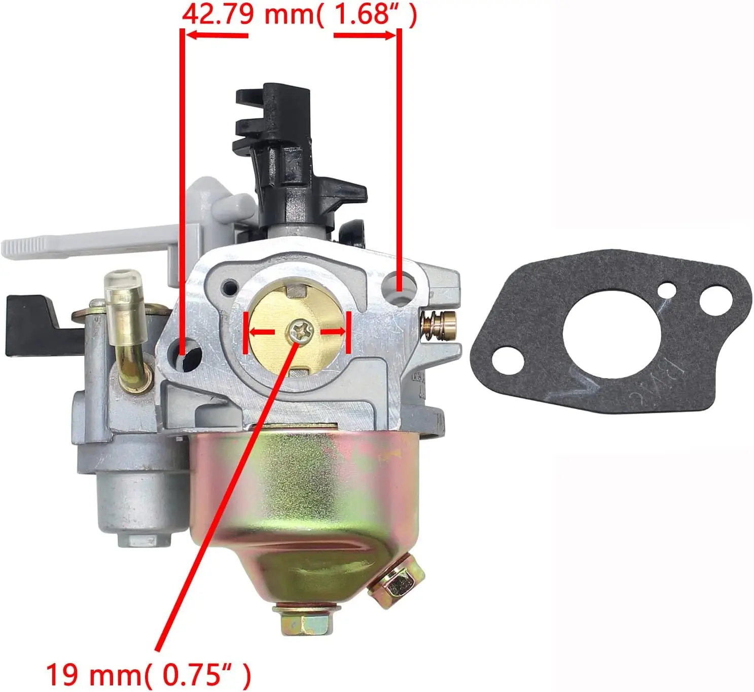 Carburetor Huayi P19 Carb Compatible with Honda GX200 GP200 168FB 170F 196cc 208cc 212cc 223cc OHV Gas Engine #16100-ZL0-W51