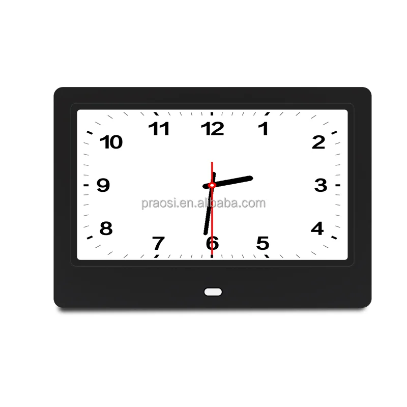 Red White Blue Color Extra Large Display AM PM 25 Alarms 7 8 10 12 15 Inch Digital Calendar Day Clock For Impaired Vision