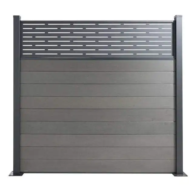 Fences For Houses,Achieve Privacy and Security with Long-Lasting, Customizable Wood Look WPC Fence Sections