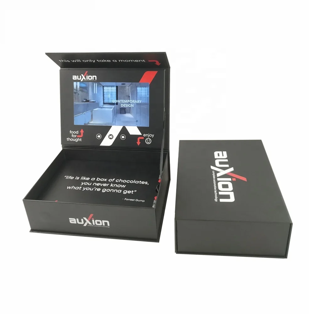 
Promotional Hardcover Lcd Video Box Lcd Display Video Box Video Presentation Box With Cheap Price 