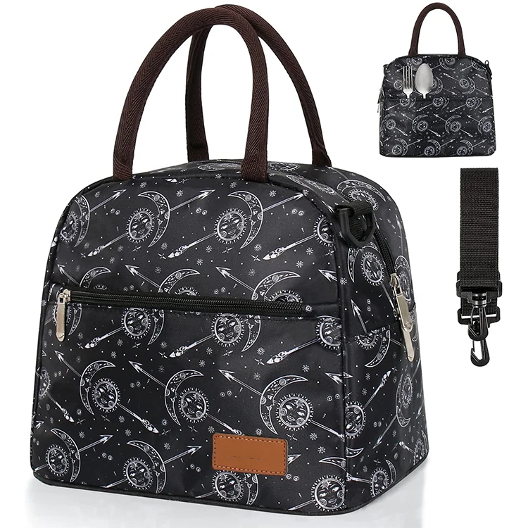 Wholesale Hot Sale Insulated Thermal Custom Printing Tote Bags Cooler Food Lunch Box Picnic Bag Set