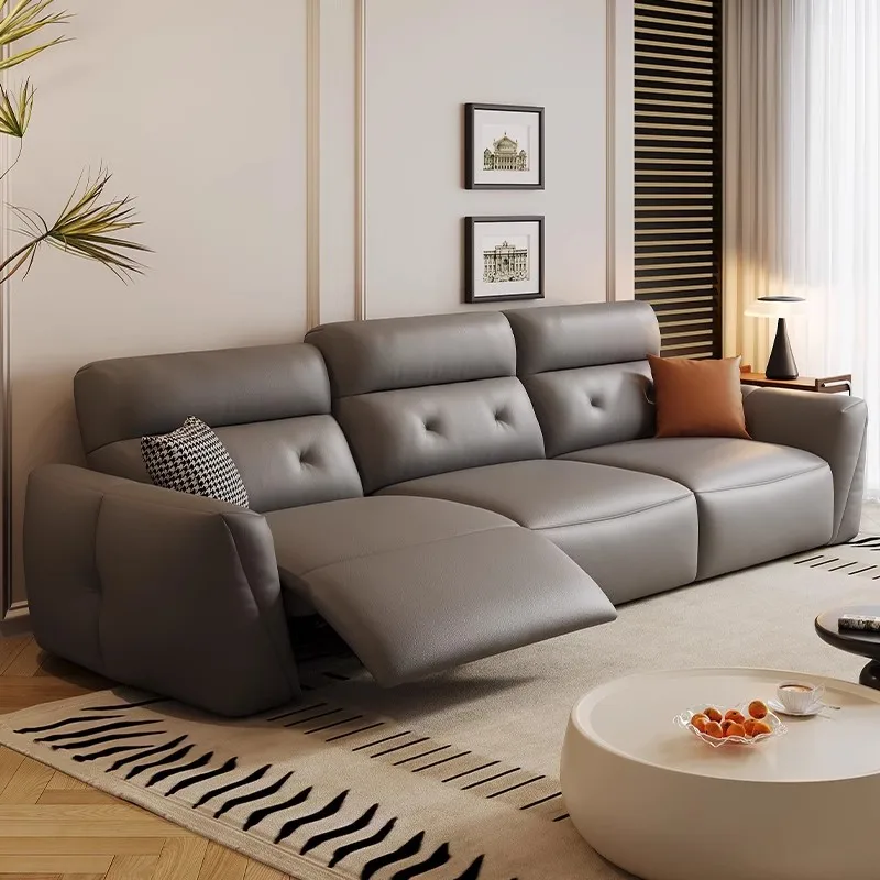 Best-selling home cinema recliner sofa luxury leather electric sof multi purpose extendable sofa