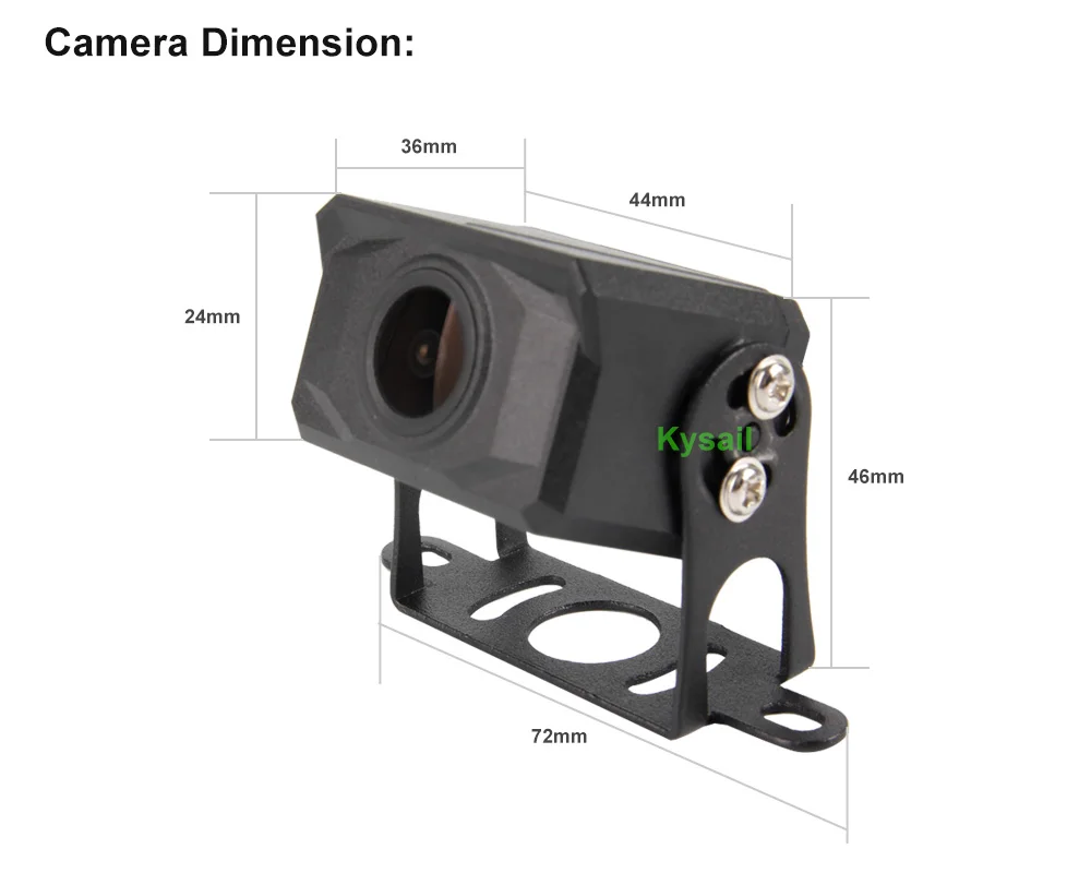 360 Degree Surround View Surveillance Camera System With Front And Rear Left And Right Camera Parking All Vehicles