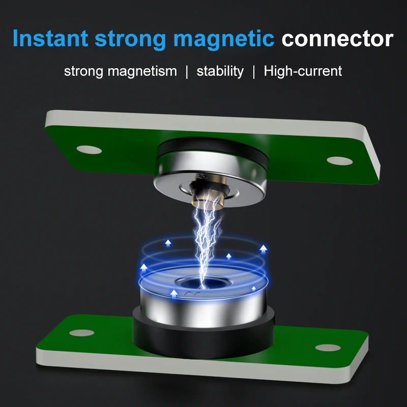 
High Current Spring Loaded magnetic pogo pin connector 1 pin pogo connector 
