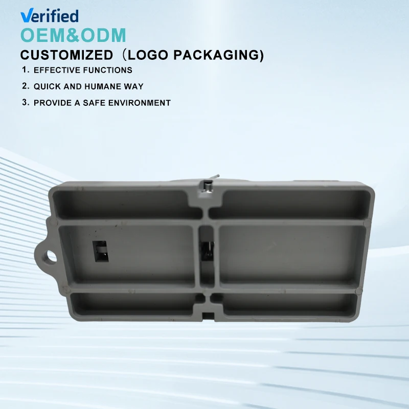 New Customized logo Reusable Premium Plastic Efficient High Sensitivity And Mini Easy Mouse Set Metal Wire Rat Mice Snap Trap