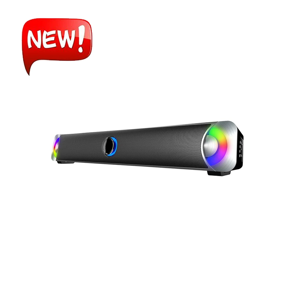 OEM 2020 Best 3D Surrounding home theater system bass box 2.0 RGB speaker sound bar soundbar with subwoofer 3inches