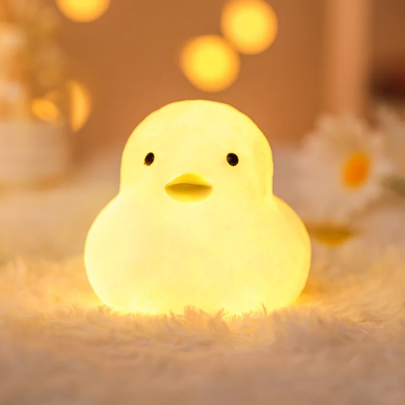 cheap mini lovely led abs night light for kids bunny lamp light up animal night light