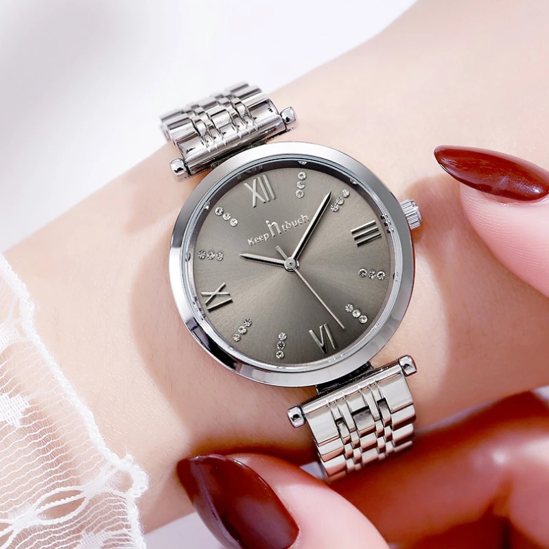 Ladies Luxury waterproof Watches Quartz for Promotion Gift Women Stainless Steel Wristwatch Custom