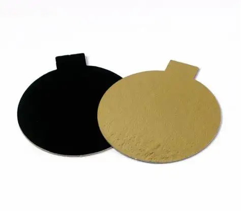 Gold/silver cake board round,Mini cake paper board