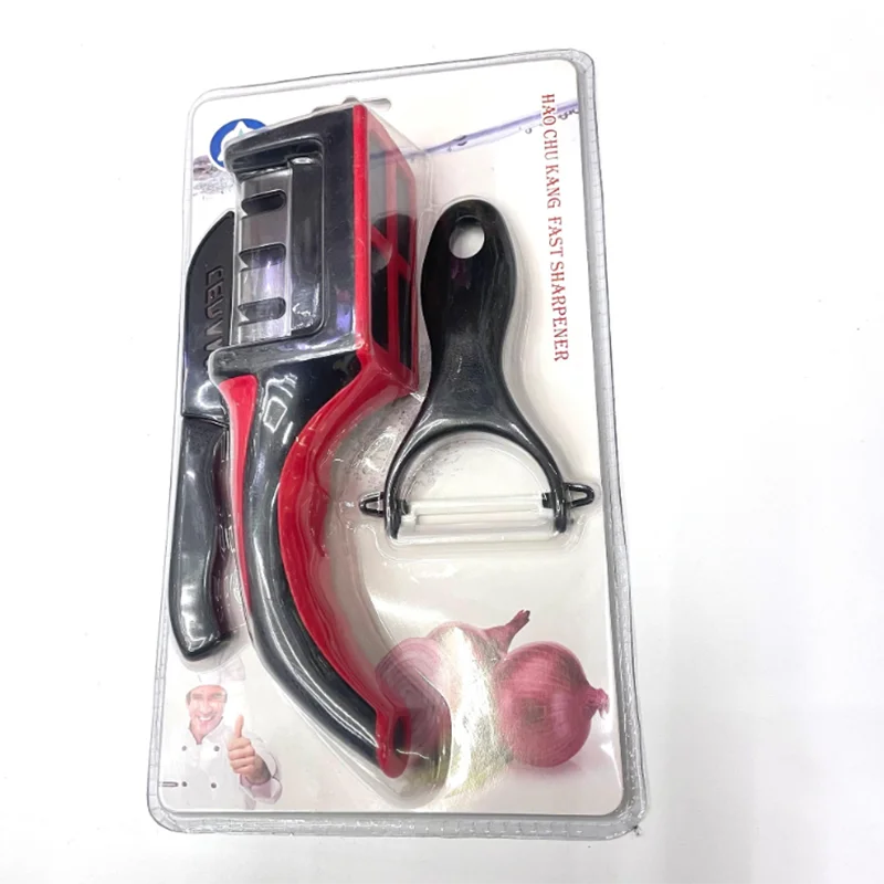 Easy used professional manufacturer wheels fast sharpening kitchen knives and scissors mini knife sharpener