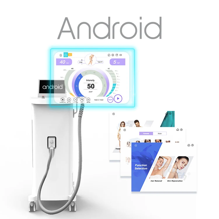 Painless portable 4 waves diodo laser 800w hair remover machine