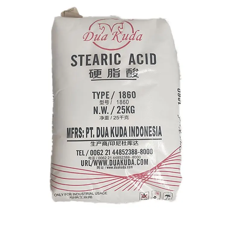 Cosmetic Raw Materials Ingredients CAS 57-11-4 Stearic Acid 1860 for Rubber/Plastic