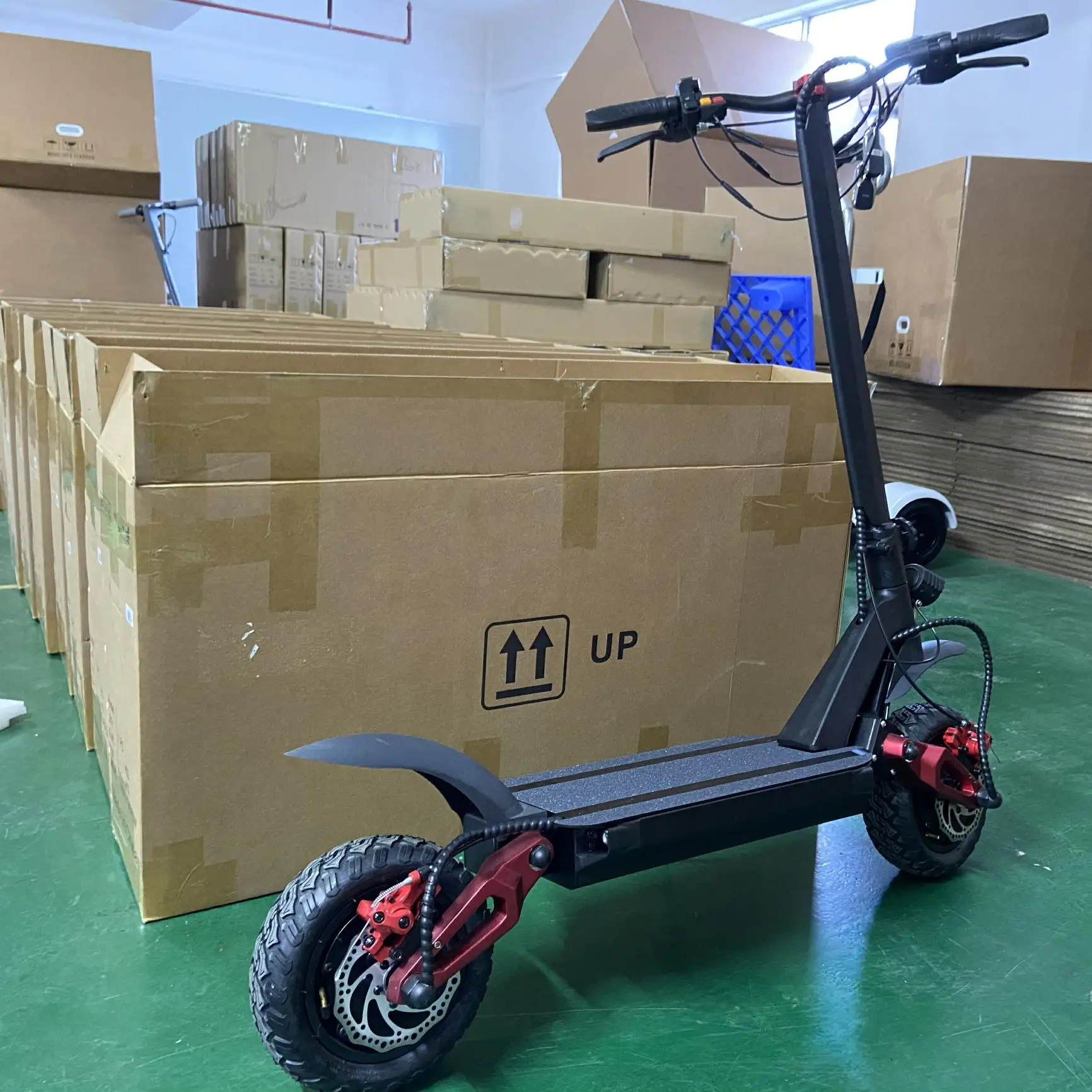Factory Price 10-Inch 60V 3600W Powerful E Scooter Dual Motor Two Wheel Electric Scooter Foldable with Seat
