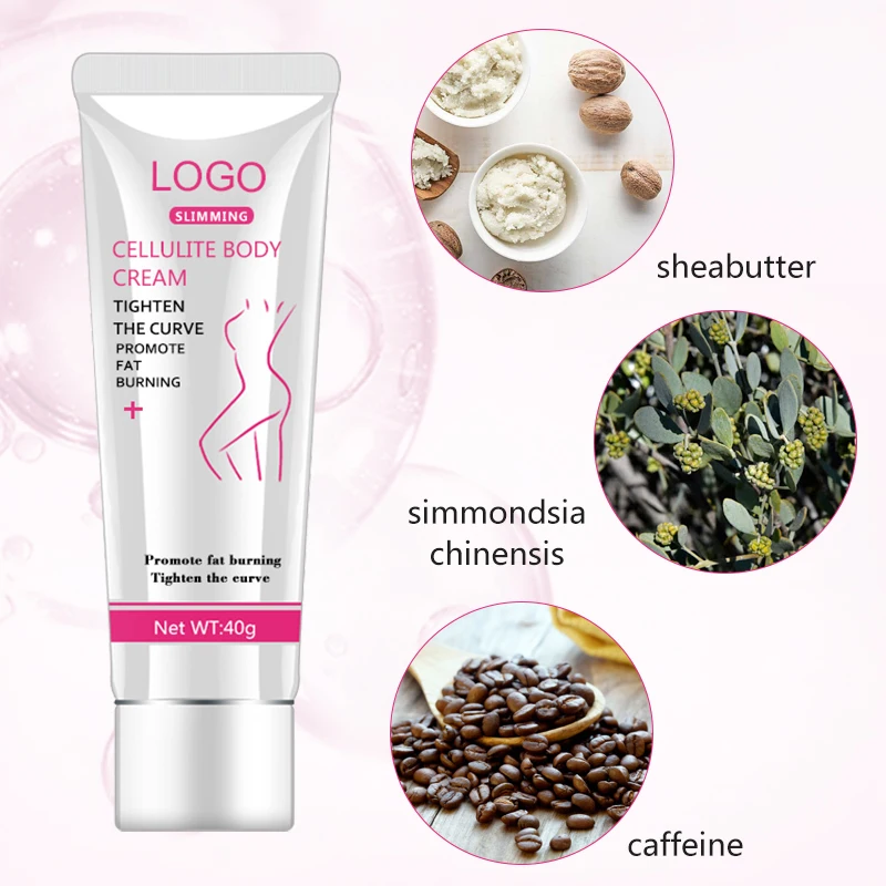 Private Label Natural Organic Body Weight Loss Belly Fat Burner Shaping Cellulite Burning Sweat Hot Slimming Cream