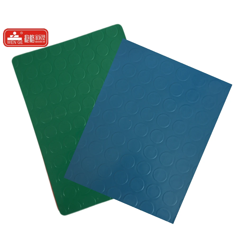 Whole sale Pvc Floor Covering Carpet With Coin Emboss On Surface Layer Plastic Flooring Vinyl Linoleum floor in Roll