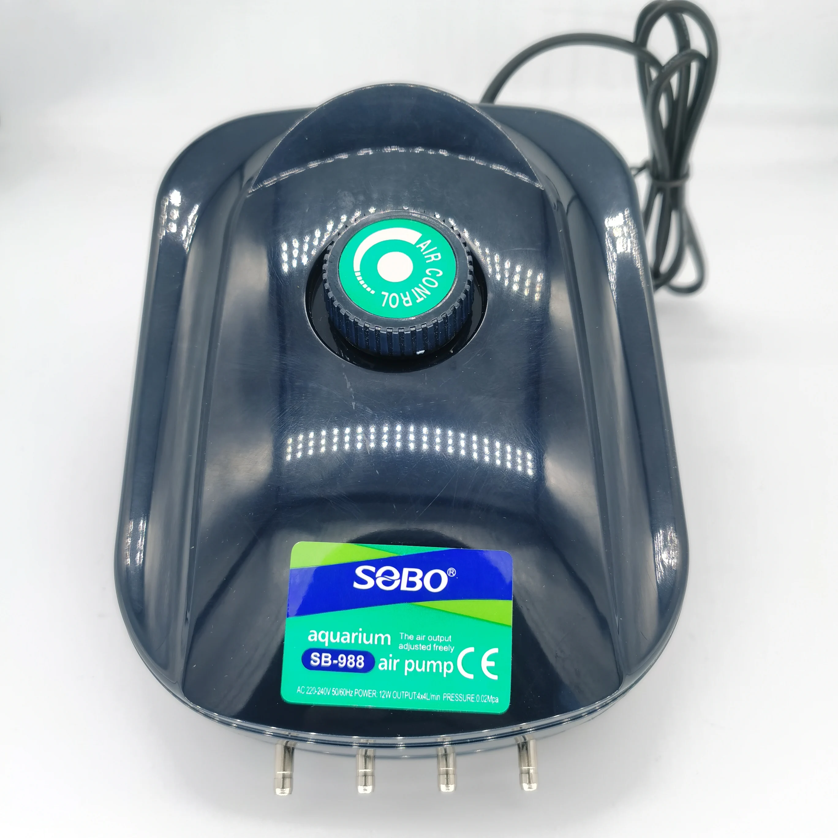 Кислородный насос для аквариума, аэратор для аквариума, ультратихий аэратор, регулируемый аэратор Songbao, воздушный насос для аквариума с двумя отверстиями